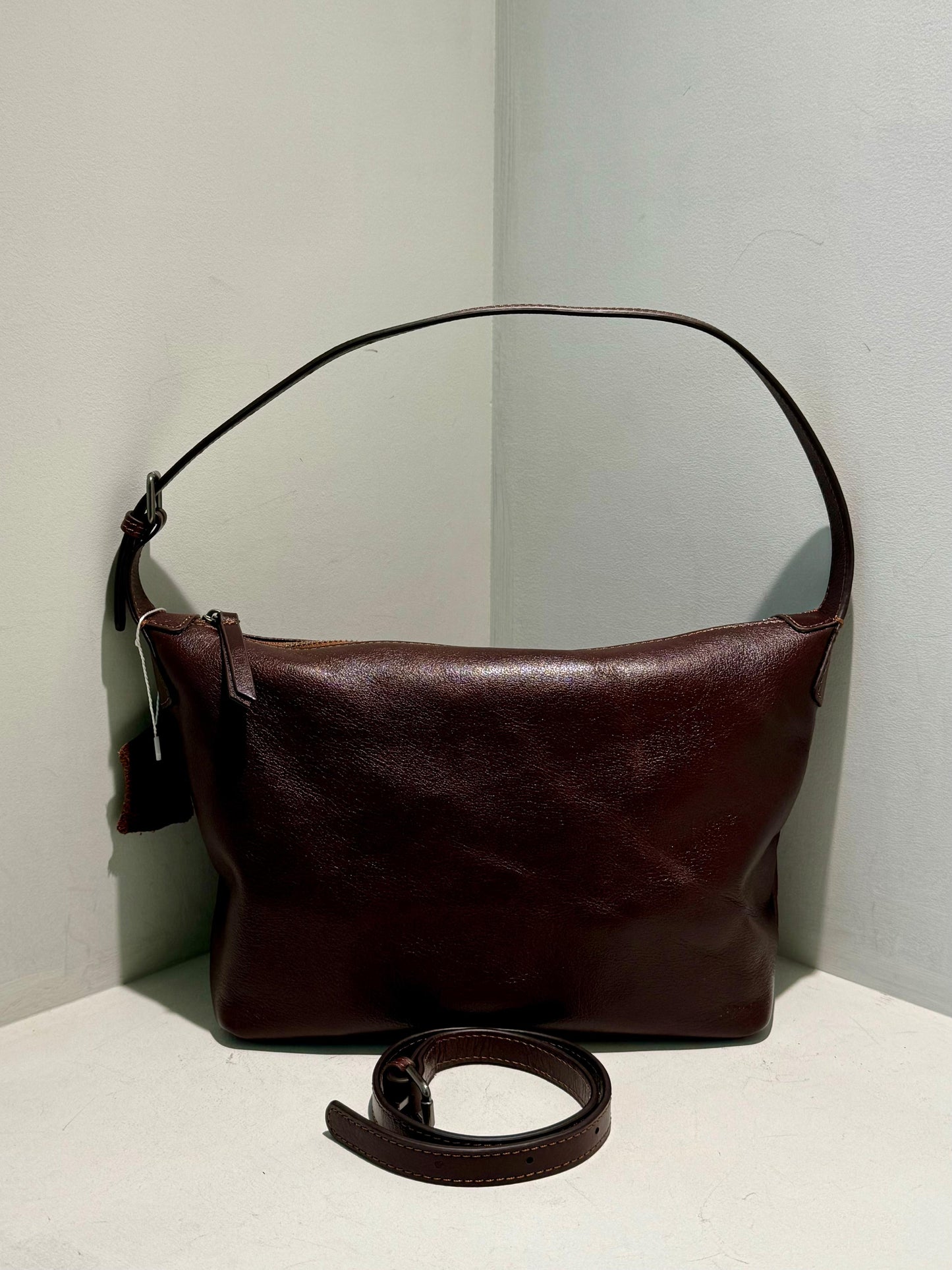 Elegant Vegetable Tanned Leather Bag