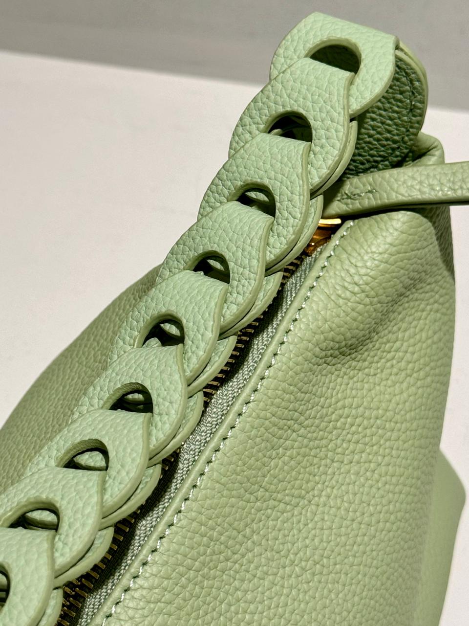 Summer Green Togo Leather Bag