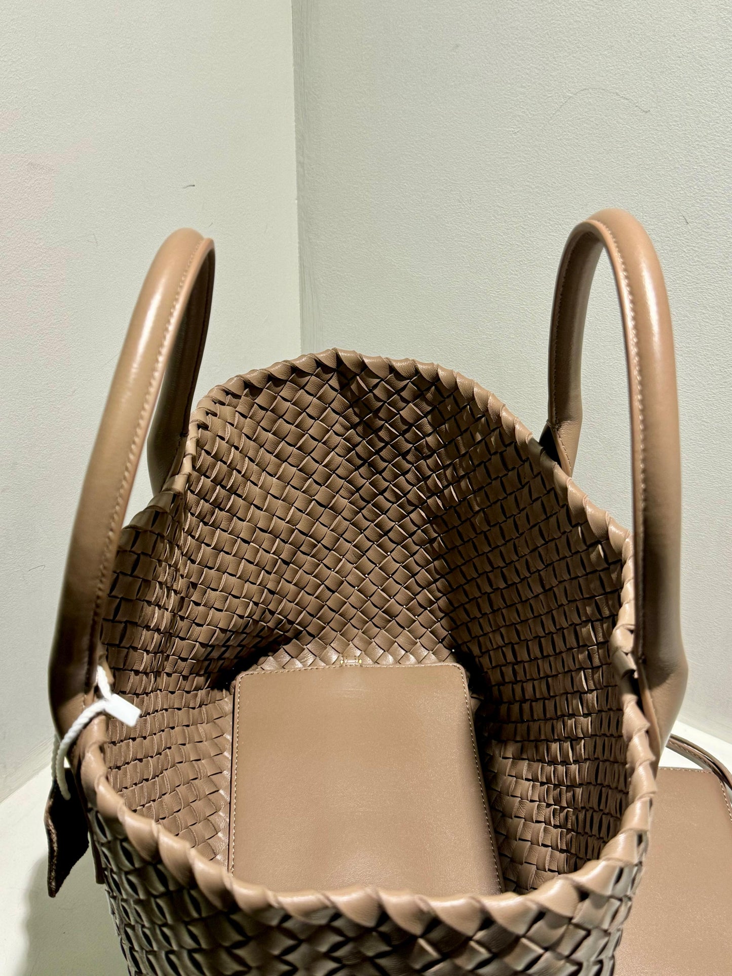 Handmade Pleated Tote Bag