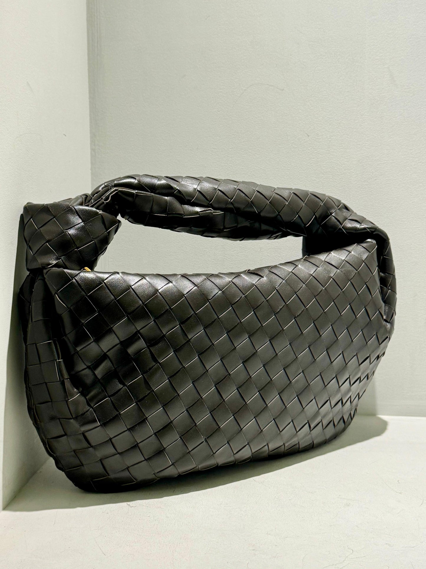 Pleated Knot Hobo Bag