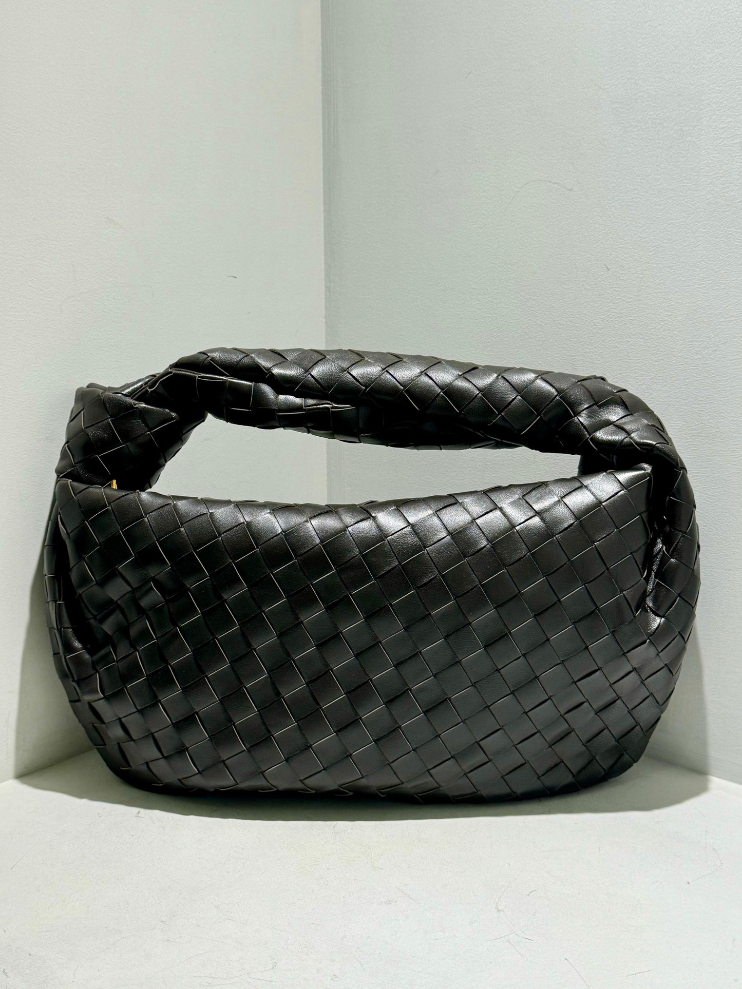 Pleated Knot Hobo Bag