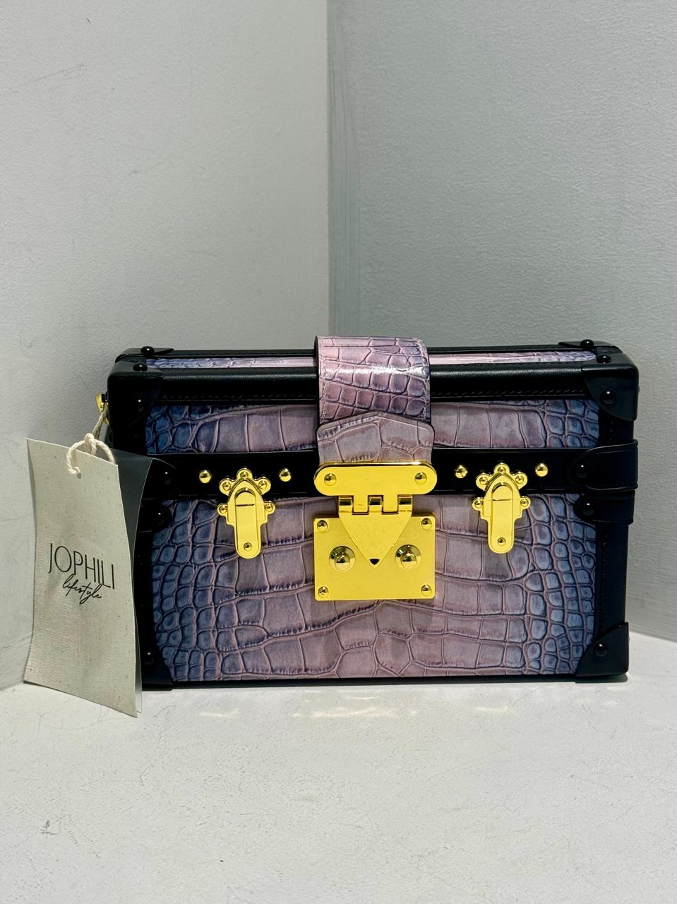 Handmade Leather Clutch Box