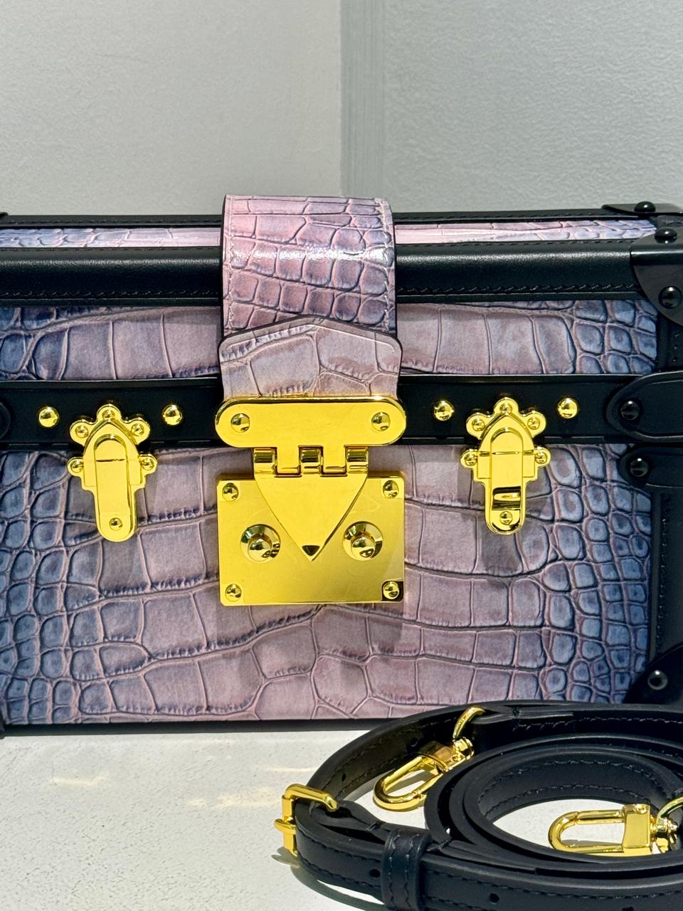 Handmade Leather Clutch Box