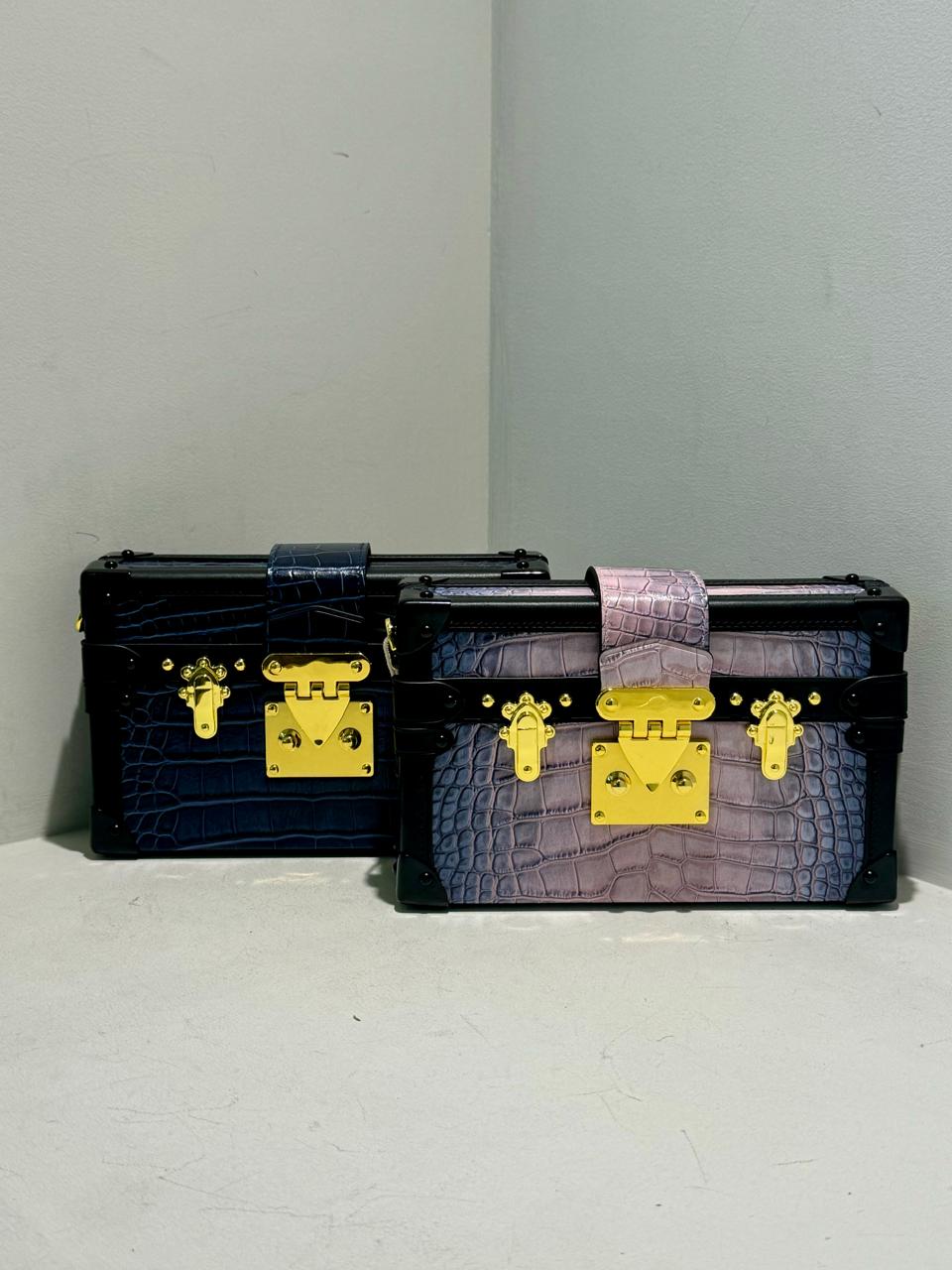 Handmade Leather Clutch Box