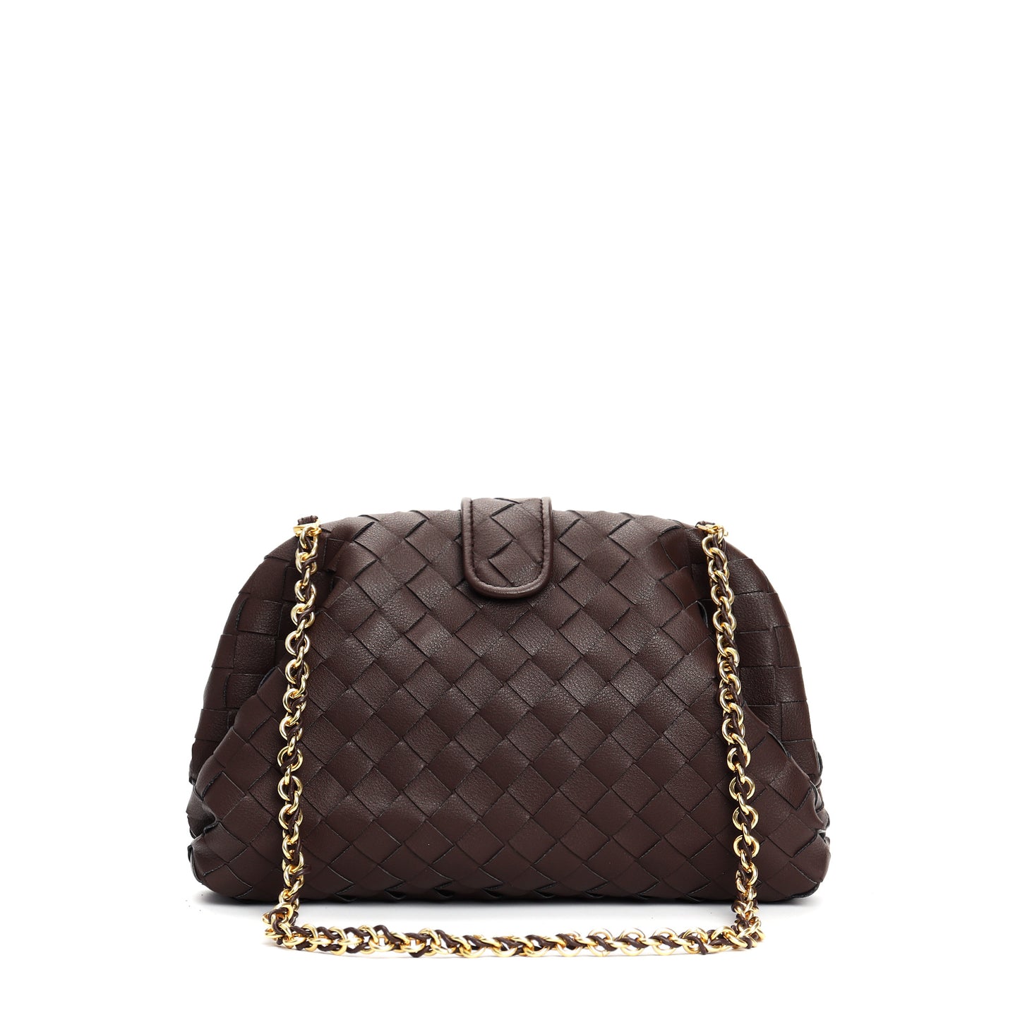 Woven Leather Clutch