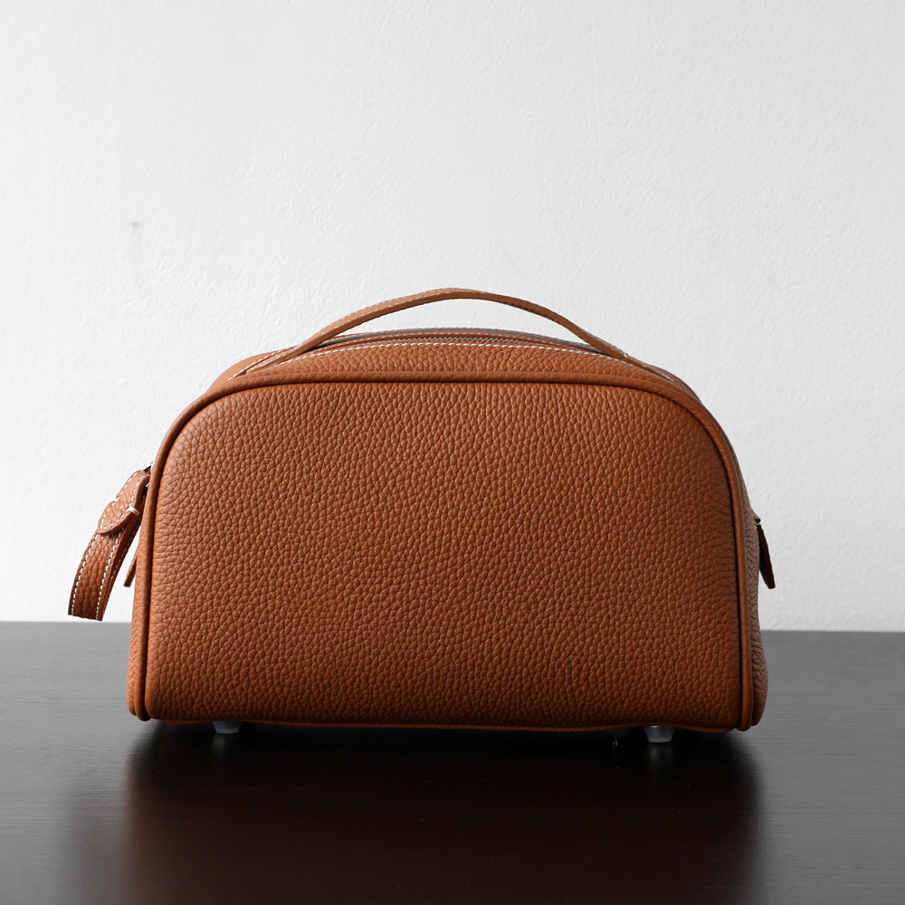 Togo Leather Vanity Bag