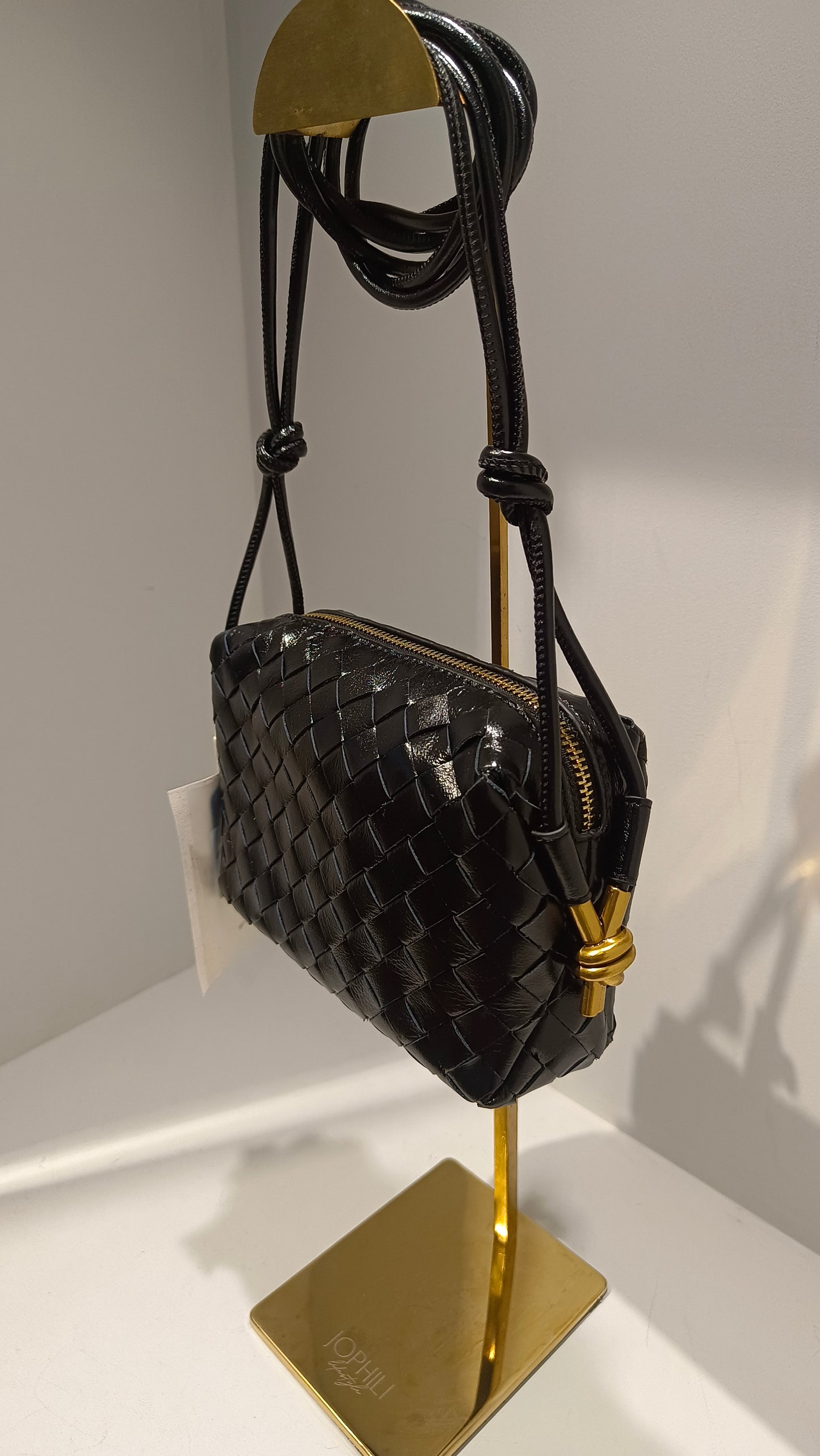 Pleated Leather Bag