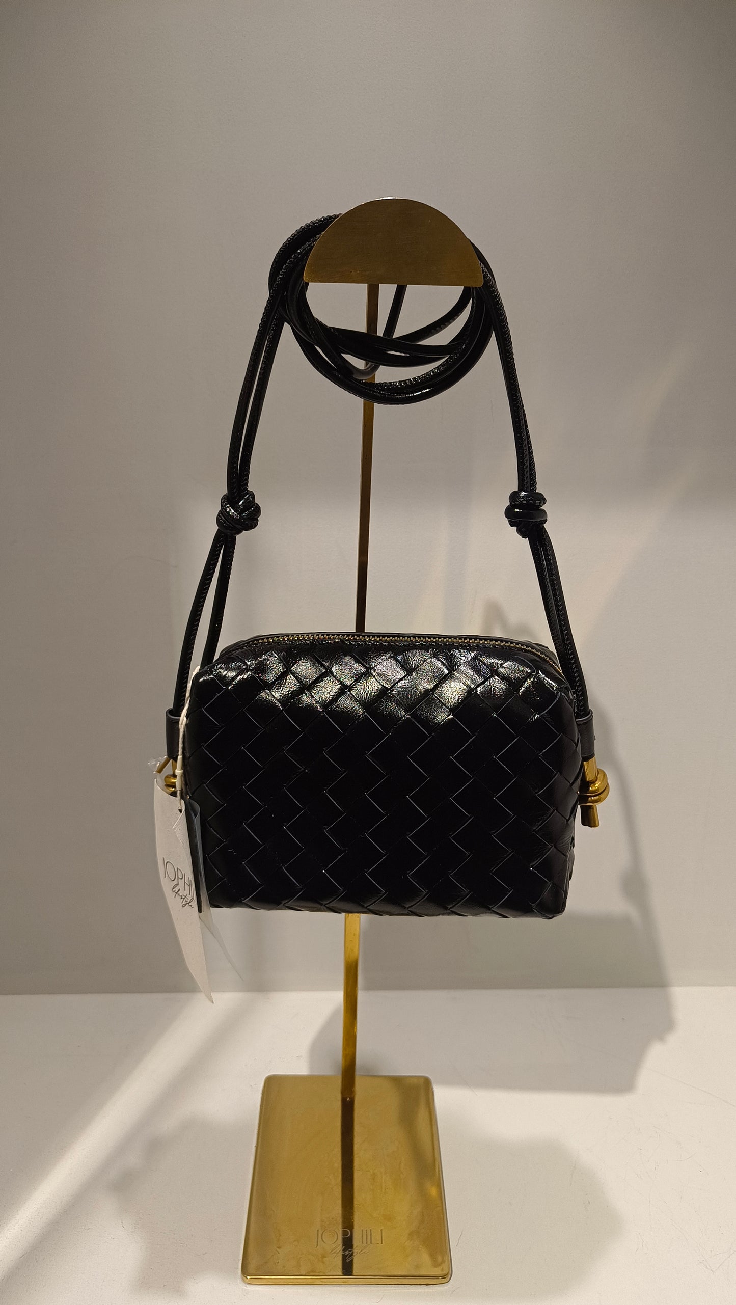 Pleated Leather Bag