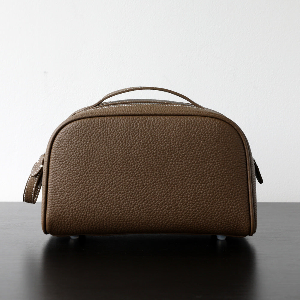 Togo Leather Vanity Bag