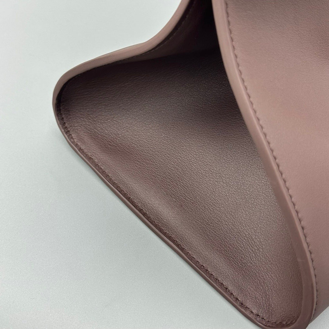 Buckle-detail leather tote bag