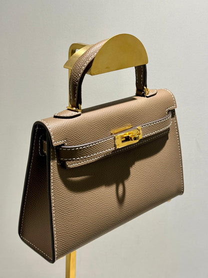 Mini Kelly Inspired Bag - 19cm
