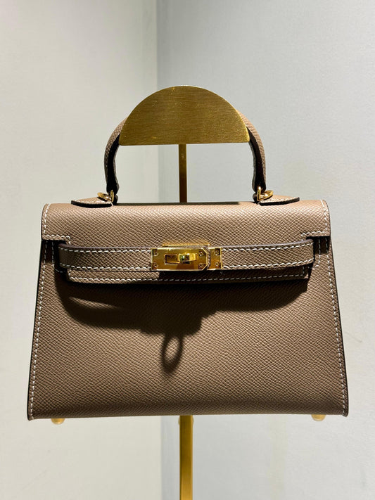 Mini Kelly Inspired Bag - 19cm