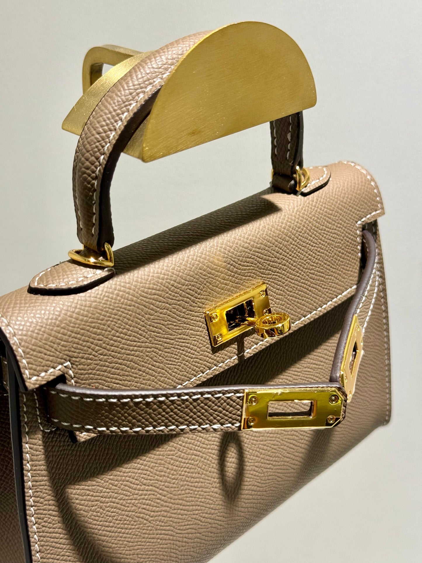 Mini Kelly Inspired Bag - 19cm