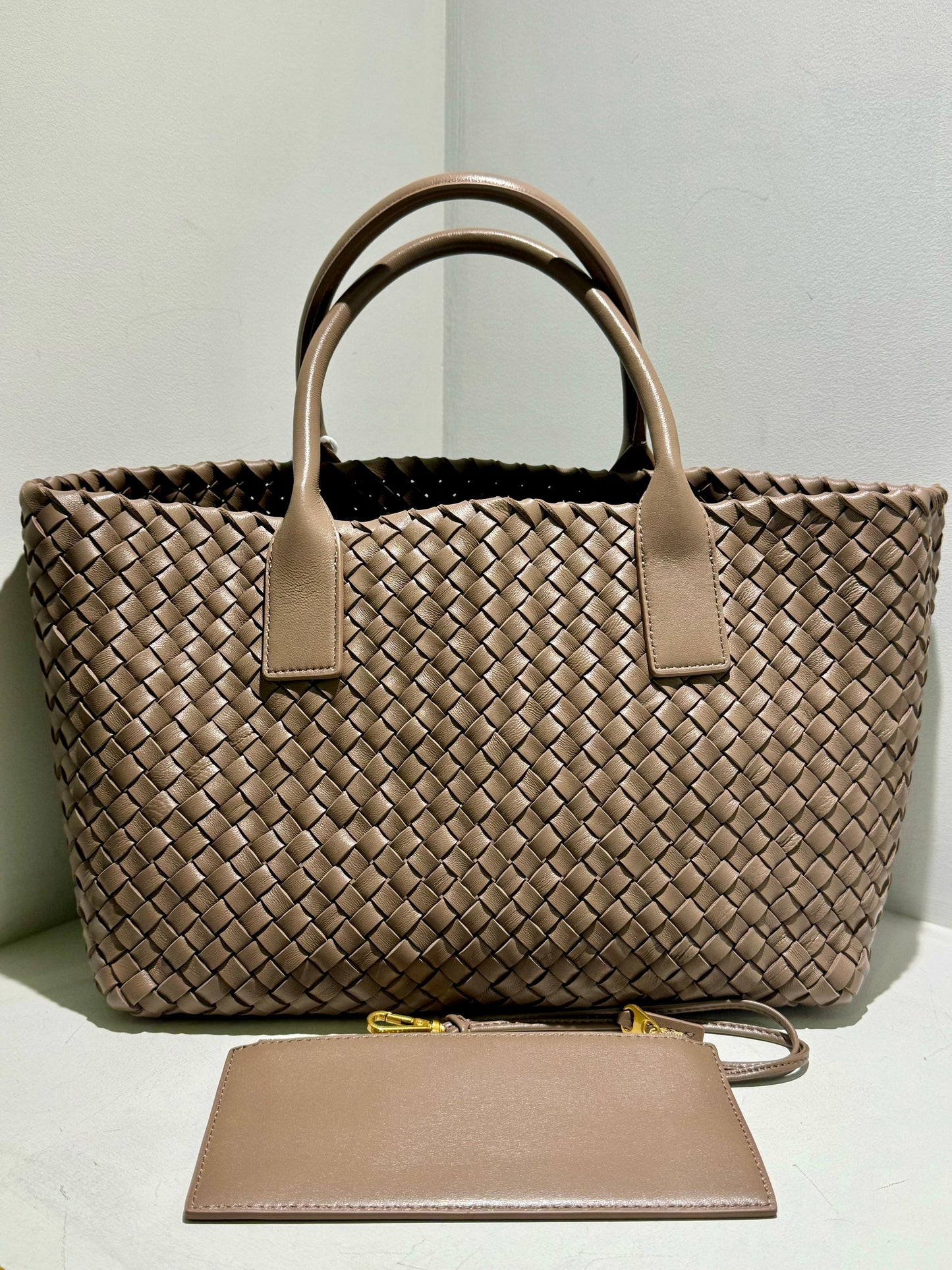 Handmade Pleated Tote Bag