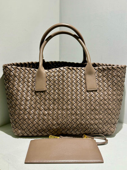 Handmade Pleated Tote Bag