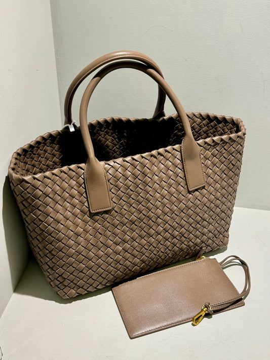 Handmade Pleated Tote Bag