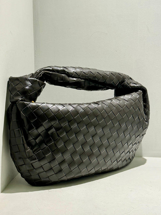 Pleated Knot Hobo Bag