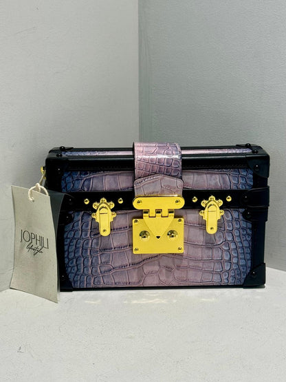 Handmade Leather Clutch Box