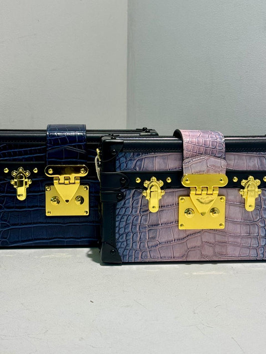 Handmade Leather Clutch Box