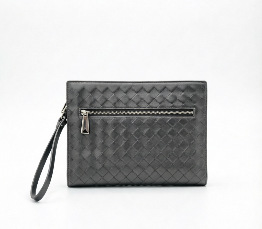 Versatile Pleated Leather Bag