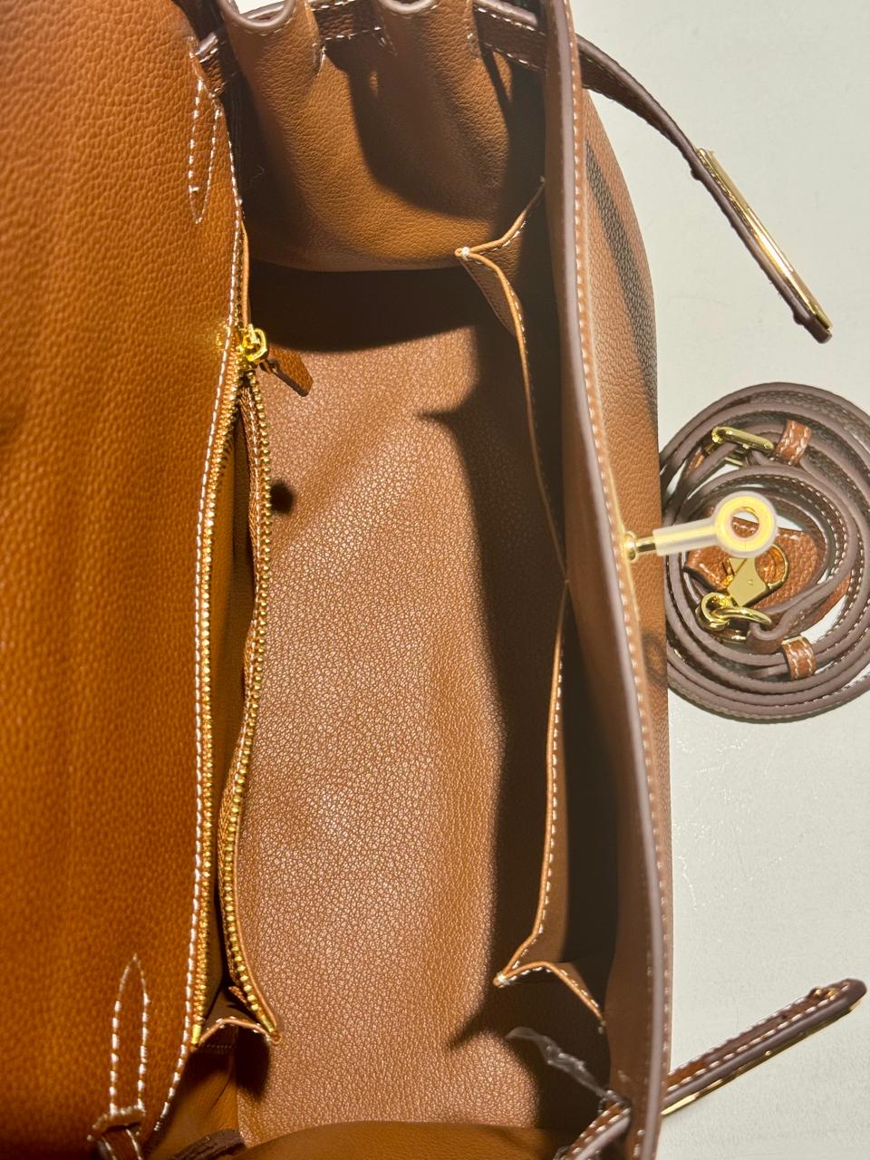 Kelly Inspired Birdy Leather Bag