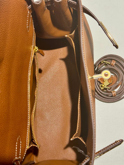 Kelly Inspired Birdy Leather Bag