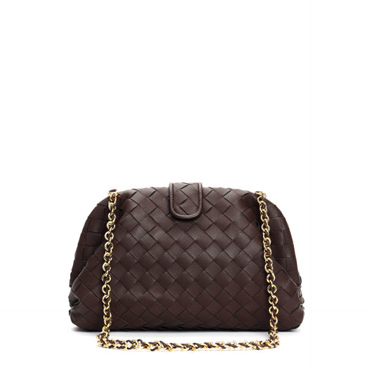 Woven Leather Clutch