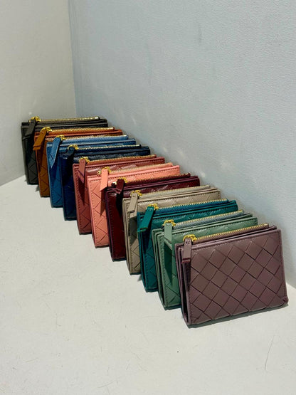Pleated Small Wallet