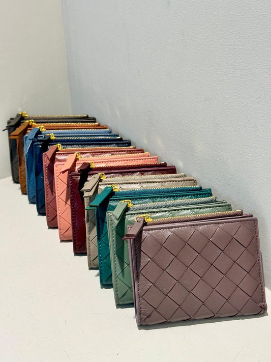 Pleated Small Wallet