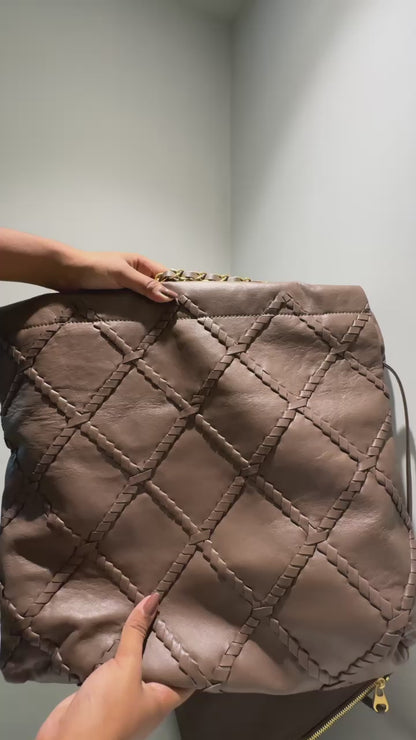 Soft Lambskin Leather Tote