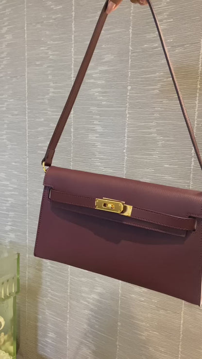 Kelly Inspired Leather Bag