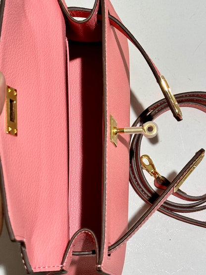 Mini Kelly Inspired Leather Bag