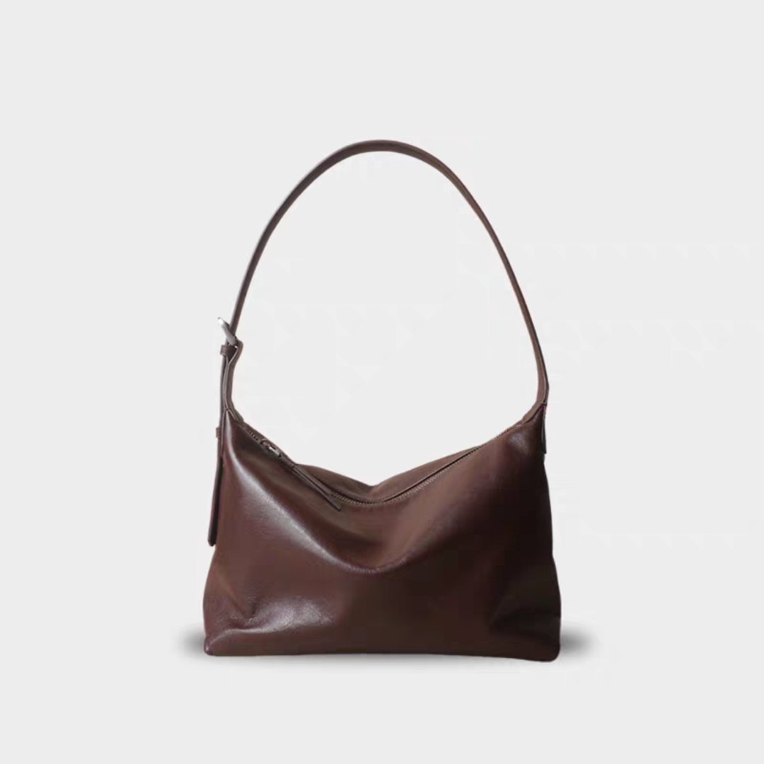Elegant Vegetable Tanned Leather Bag