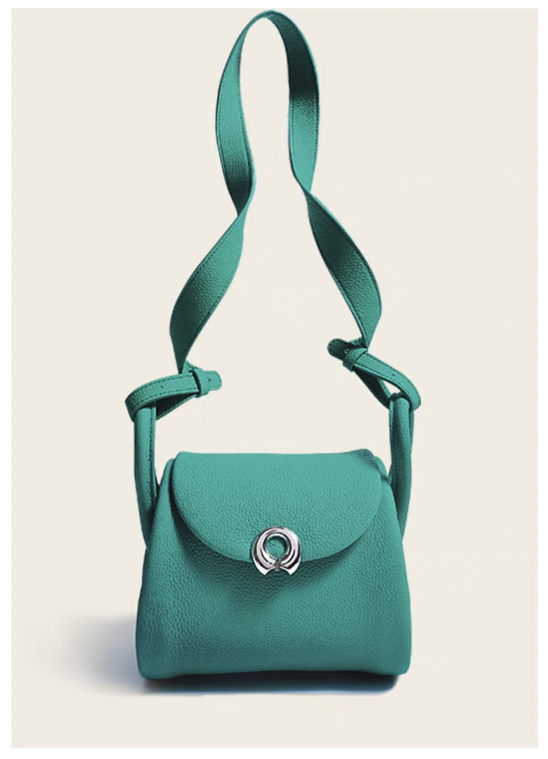 Summer Green Togo Leather Bag