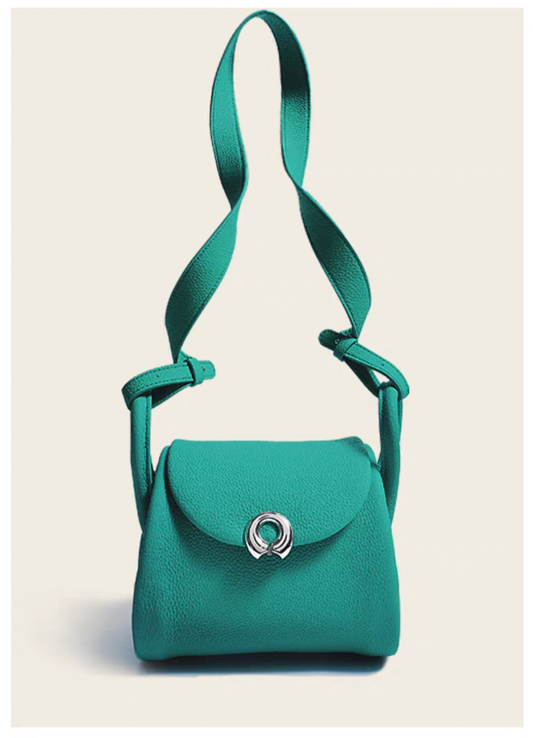 Summer Green Togo Leather Bag