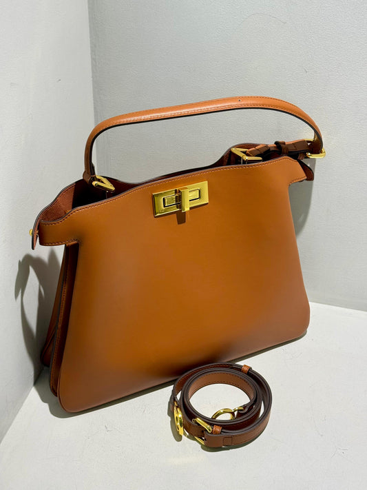 Peekaboo Inspired Leather Bag