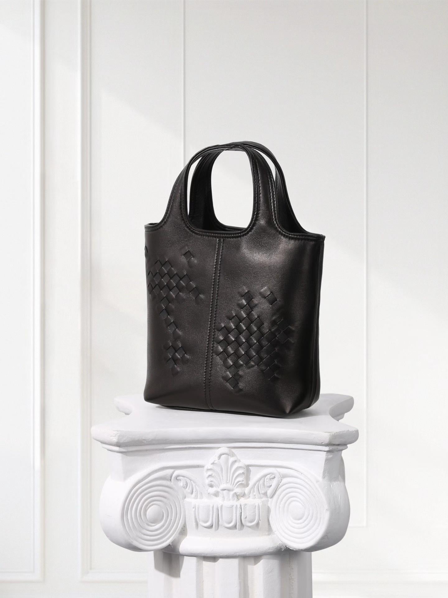 Nappa Leather Bucket Bag