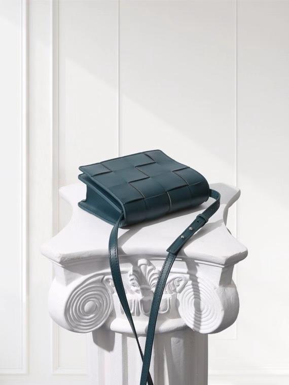 Teal Blue Mini Cassette Inspired Bag