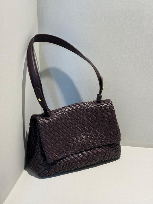 Handmade Sheepskin Pleated Bag