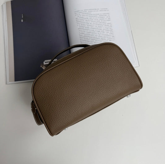 Togo Leather Vanity Bag