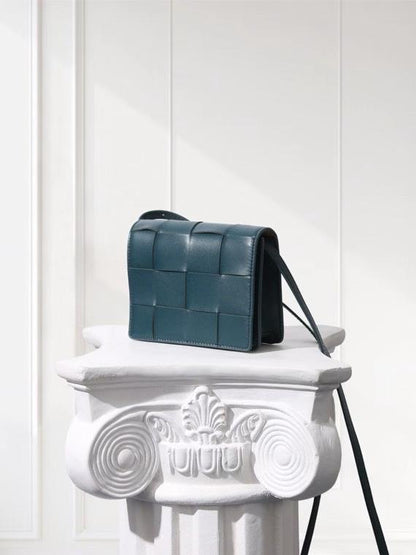 Teal Blue Mini Cassette Inspired Bag