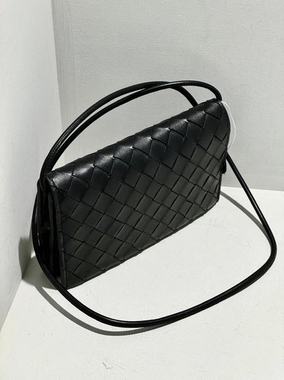Pleated Lambskin Leather Bag