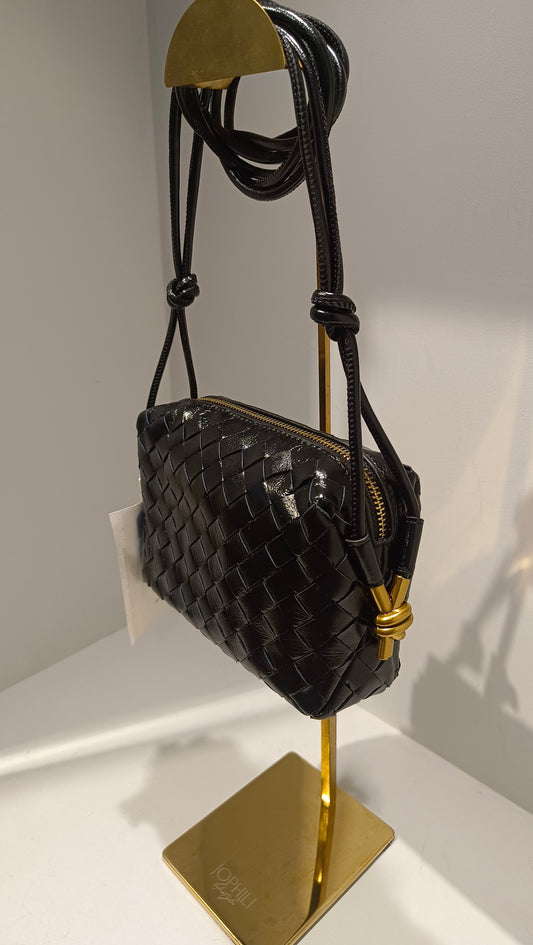 Pleated Leather Bag