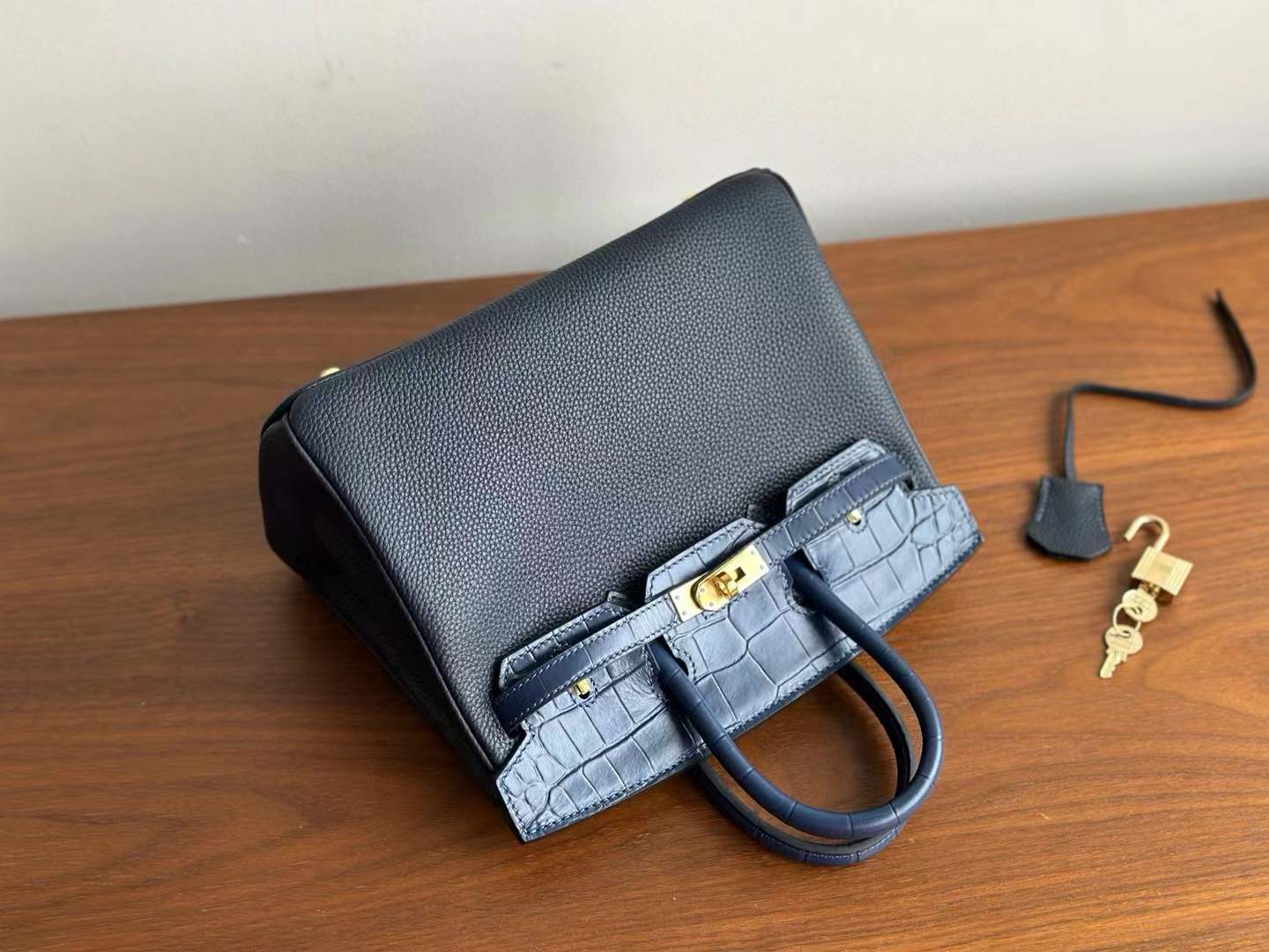 Birkin Inspired Leather Bag