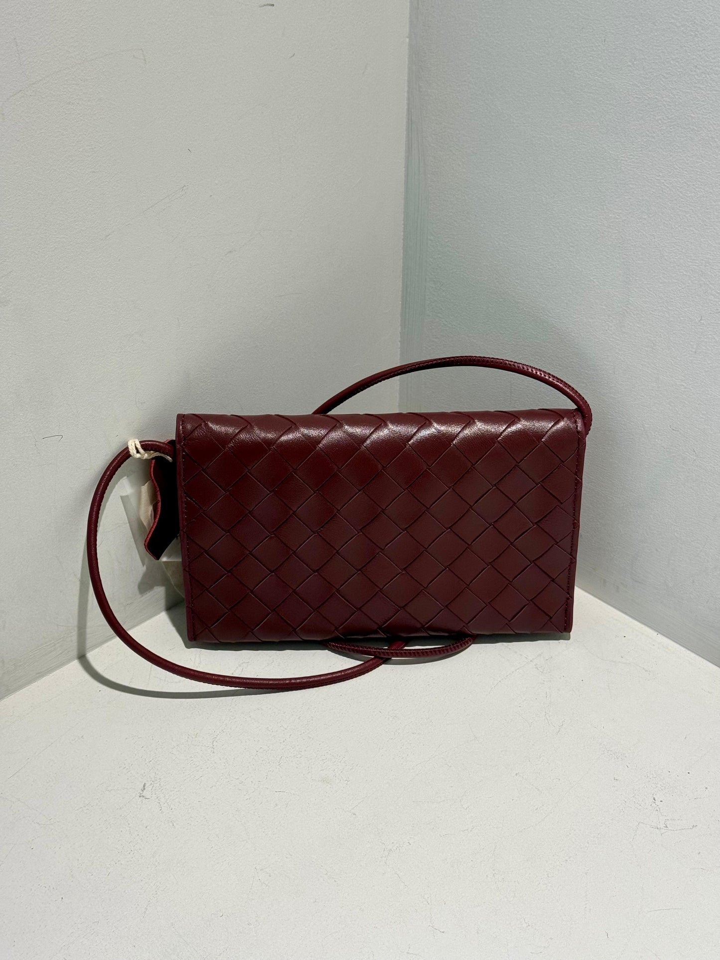 Pleated Lambskin Leather Bag