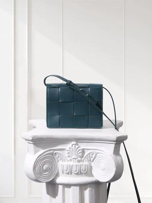 Teal Blue Mini Cassette Inspired Bag