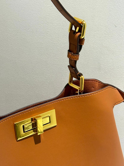 Peekaboo Inspired Leather Bag