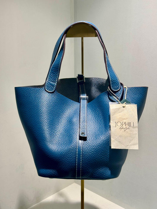 Blue Bucket Bag