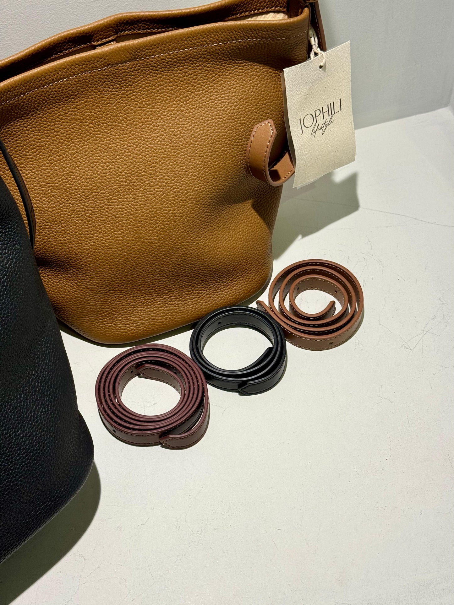 Togo leather bucket bag