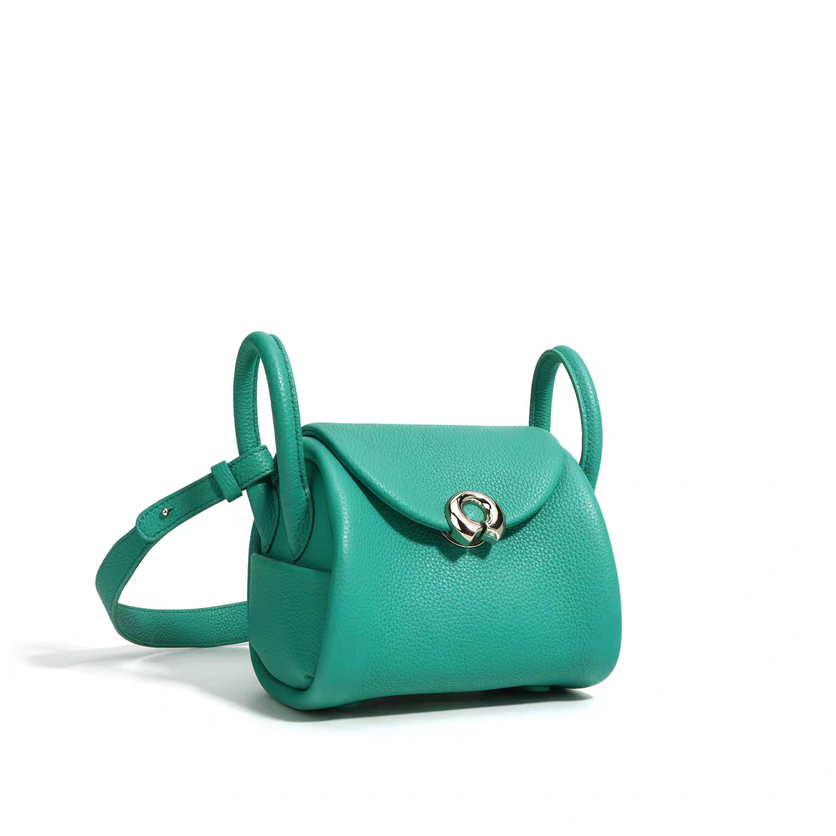Summer Green Togo Leather Bag